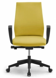 Leyform Поворотное офисное кресло из кожи с подлокотниками