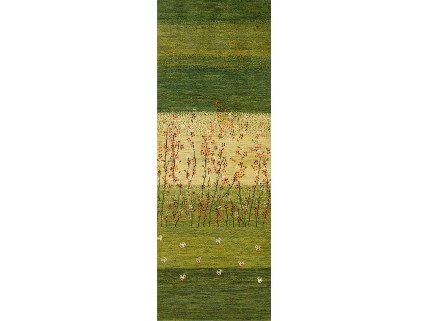 Изготовленный на заказ шерстяной прямоугольный цветочный ковер Zollanvari Gabbehs Flora &amp ARCH-00151919