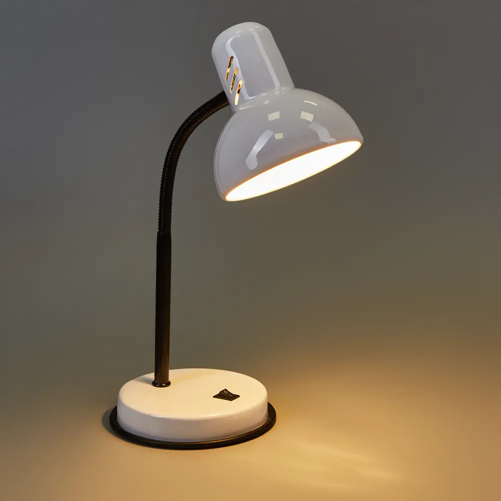 Рабочая лампа настольная Семь огней Эйр 1 лампа Е27 цвет белый STLM-2024894