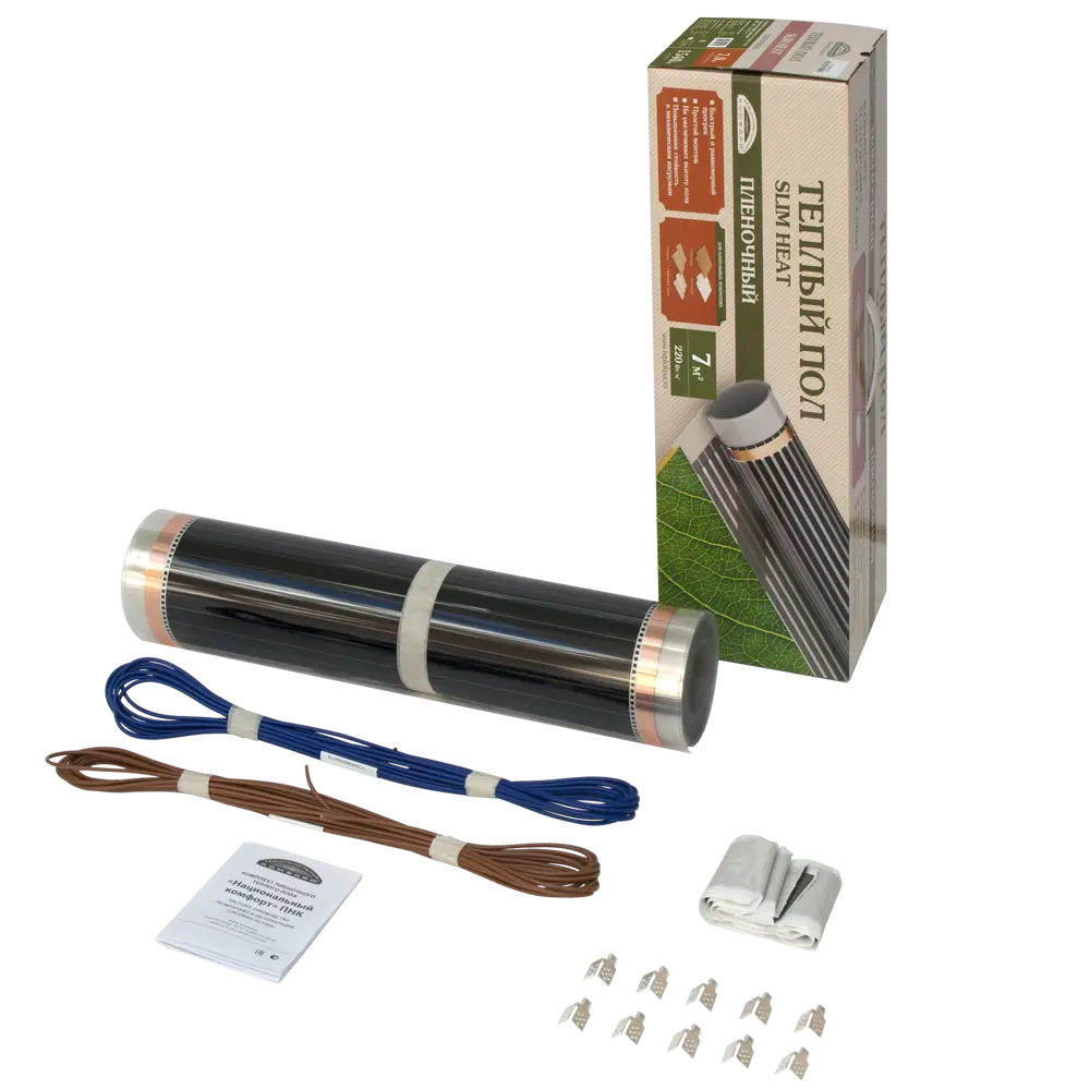 Инфракрасная пленка для теплого пола Теплолюкс Национальный комфорт 7 м², 1540 Вт STLM-2061198 - Вид №2