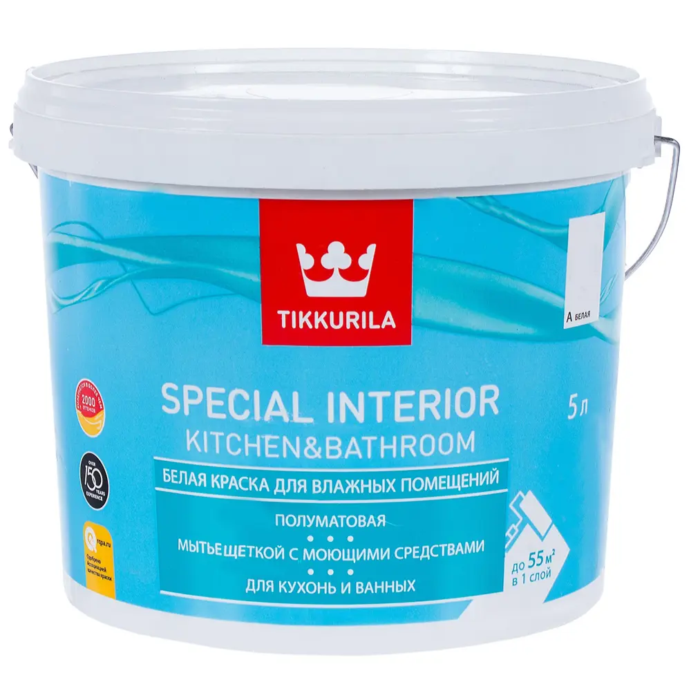 Краска Special Kitchen&Bathroom база A 5 л Tikkurila STLM-2093235