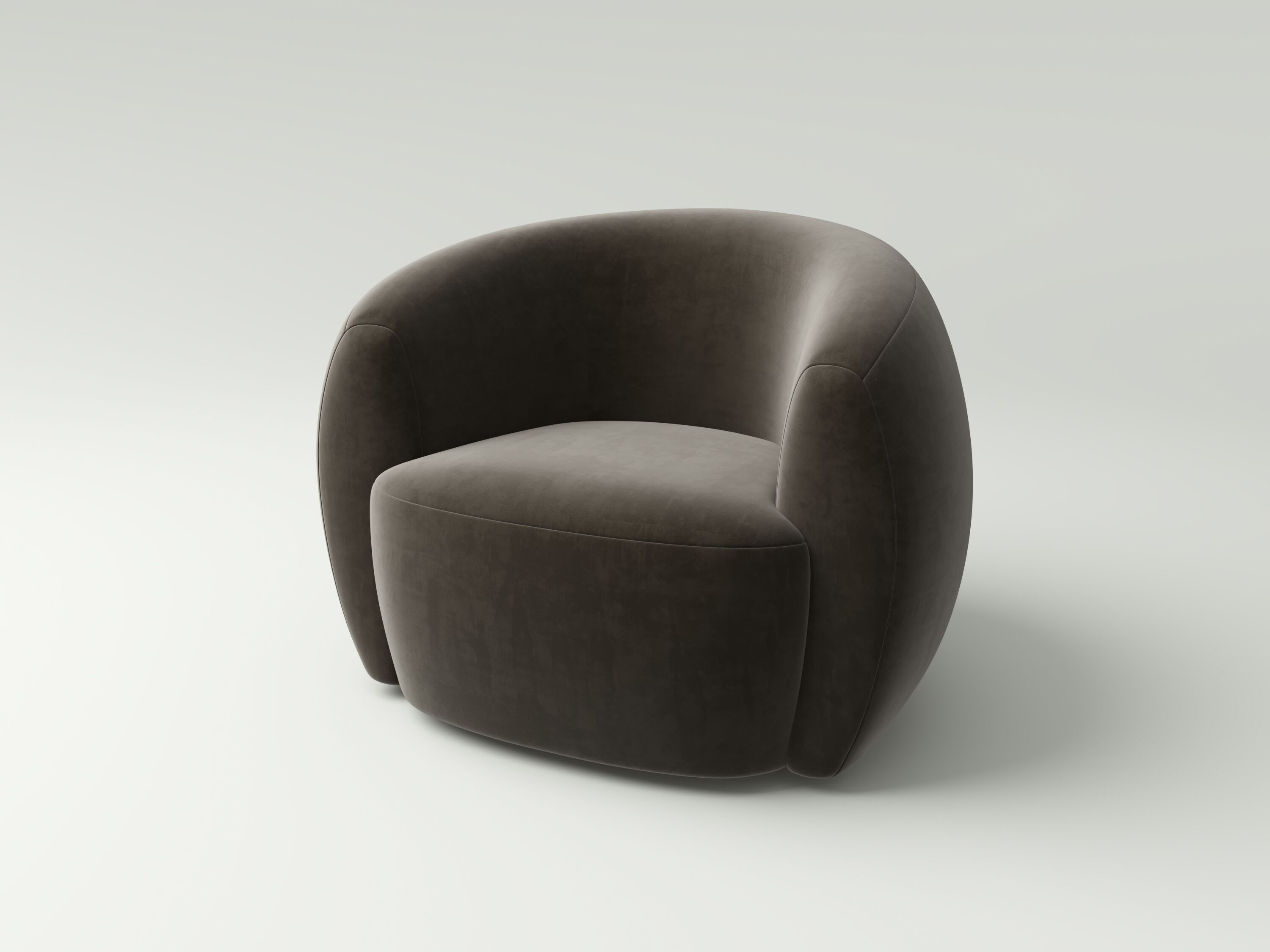 Бархатное кресло с подлокотниками NITZAN HOME HEIDI ARCH-00103140