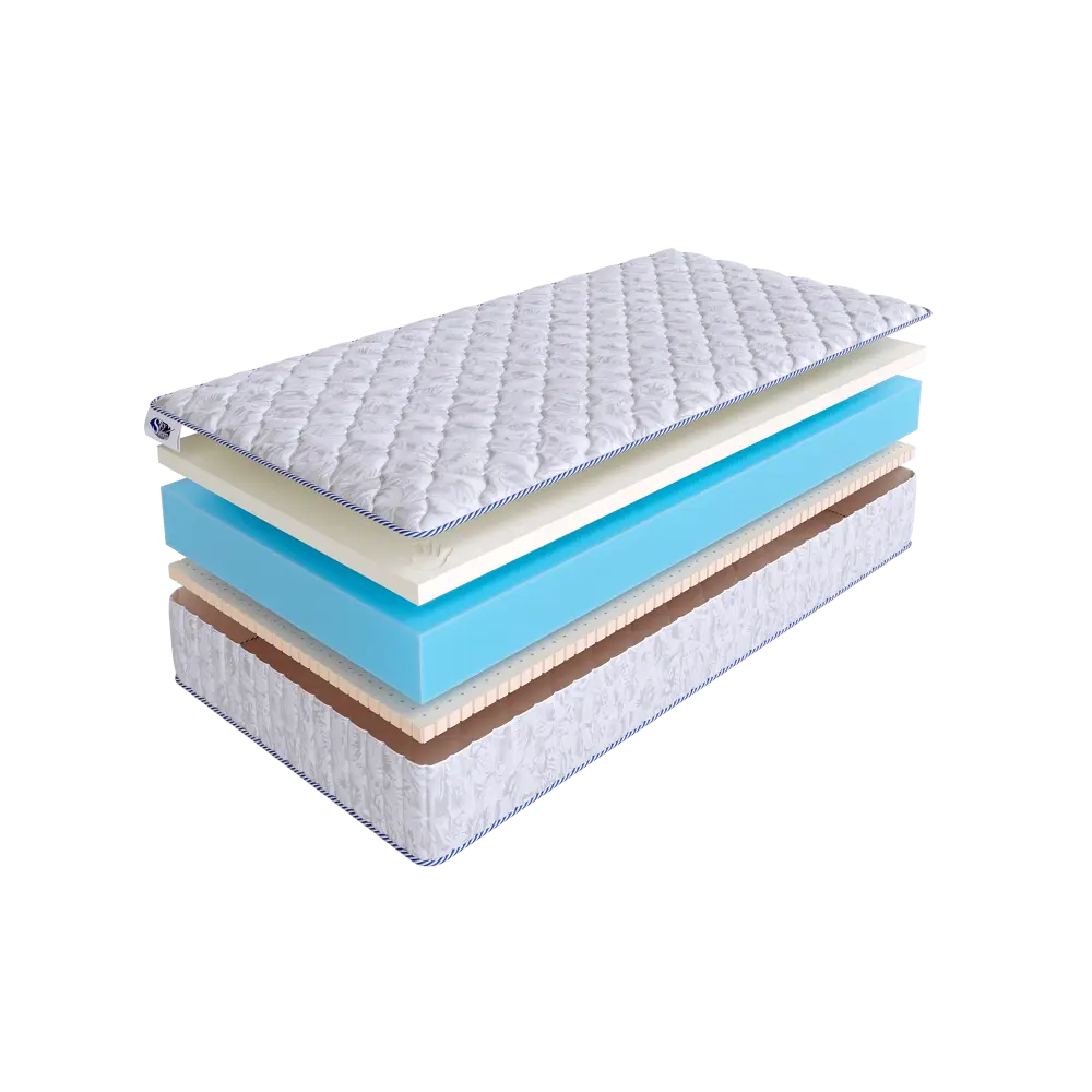 Матрас SkySleep FLEX PLUS Memo-Latex 20 75x190 см беспружинный, детский, ортопедический, латексный