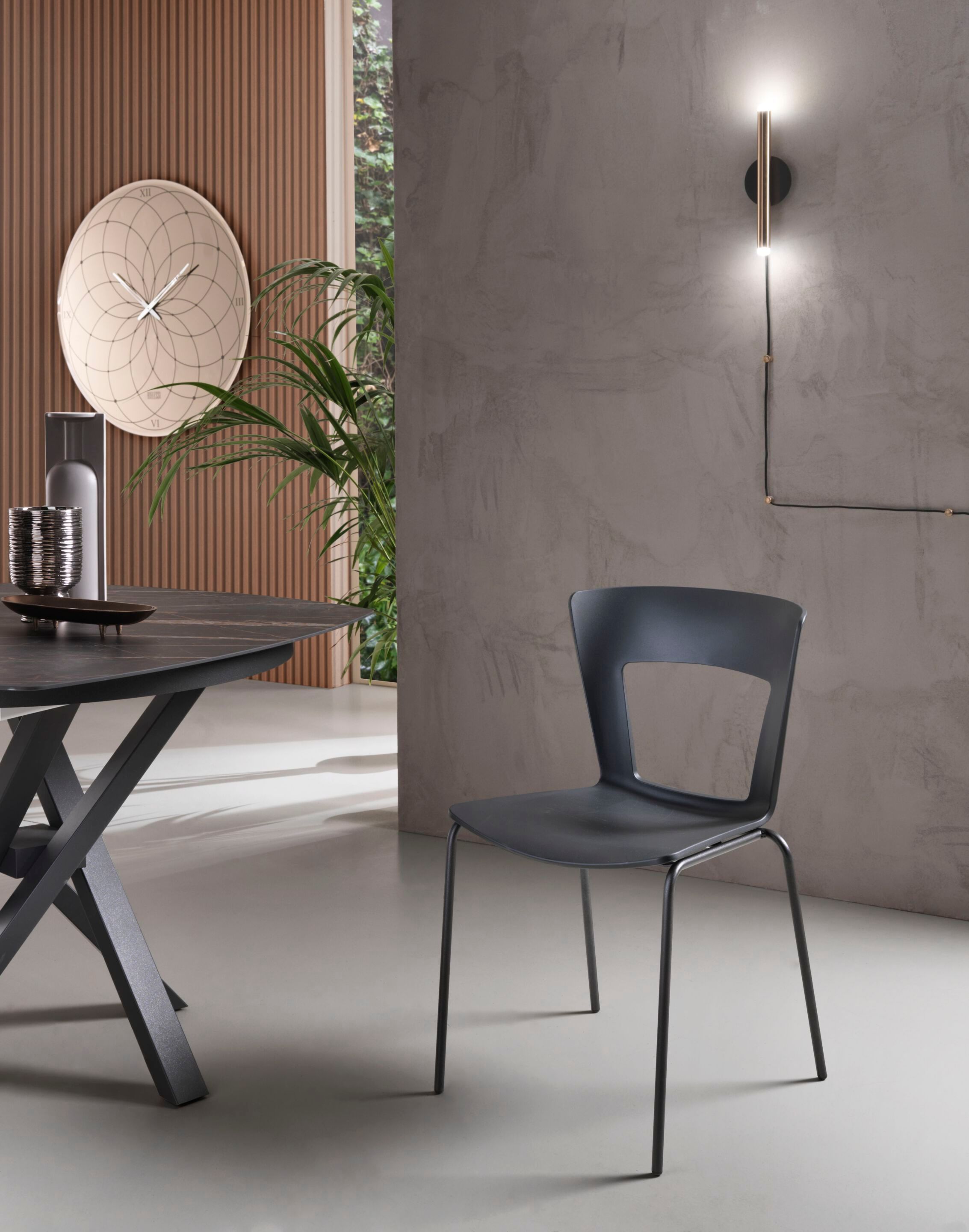 Штабелируемый стул из инженерного пластика с открытой спинкой RIFLESSI Lilia ARCH-00102944 - Вид №4