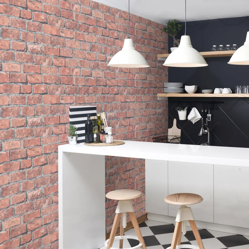 Обои флизелиновые Inspire Rock красные 1.06 м Cocktail 1 STLM-2165565 - Вид №5