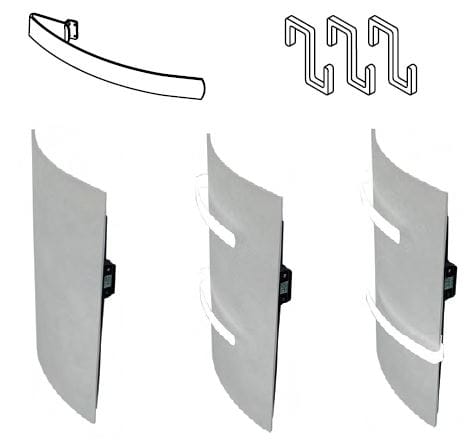 Электрический каменный радиатор для накопления и облучения ATH Italia ARCO ARCH-00061613 - Вид №9