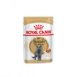 ПР0033082 Корм для кошек для британской короткошерстной, в соус конс. ROYAL CANIN