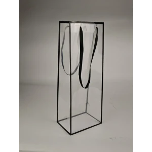 Подарочный пакет Арт и дизайн 9x34x13 см цвет черный