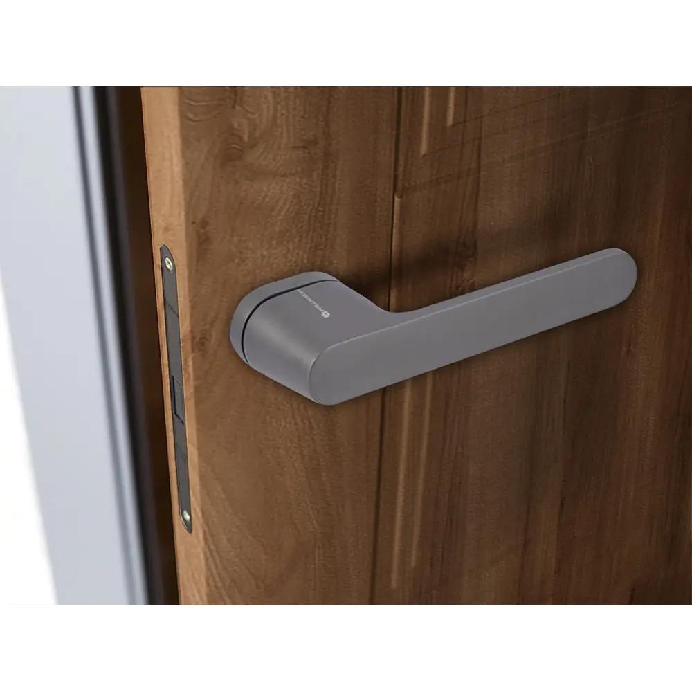 Дверные ручки Palladium Stenberg без запирания цвет графит STLM-2010112 - Вид №5