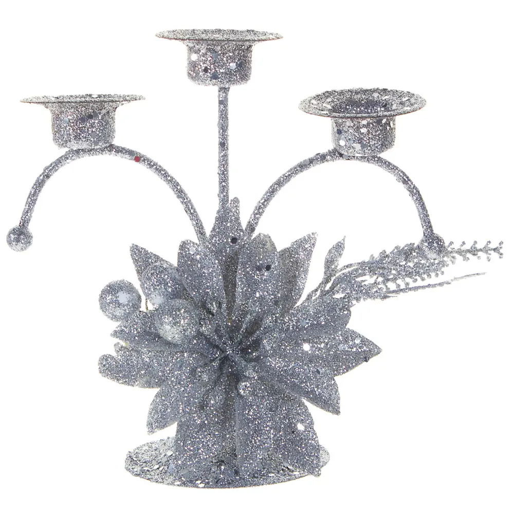 Подсвечник серебристый, 15 см Santreyd STLM-2062895