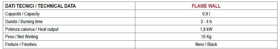 Биоэтанол настенный стальной камин ACQUAFUOCO FLAME WALL ARCH-00094002 - Вид №3