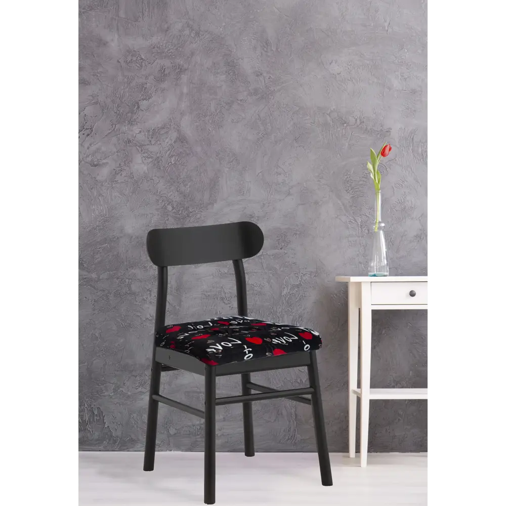 Подушка на стул Sweet 40х40 см цвет черно-белый SEASONS STLM-2147097 - Вид №3