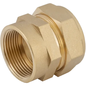 Муфта комбинированная Stahlmann 1 1/4"x32 мм ВР латунь SSFL3211/4BEF