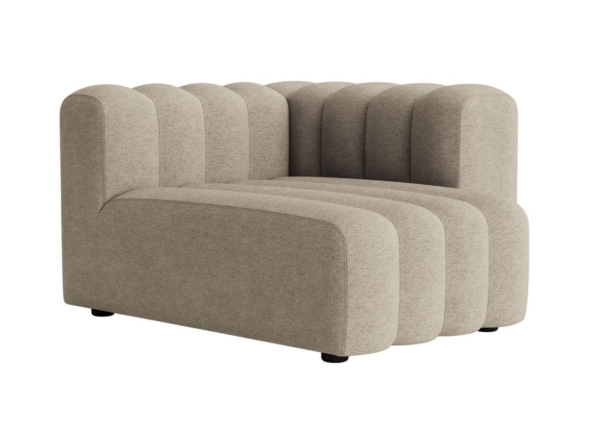 Кресло из ткани living с короткими подлокотниками NORR11 студия ARCH-00142366 - Вид №1