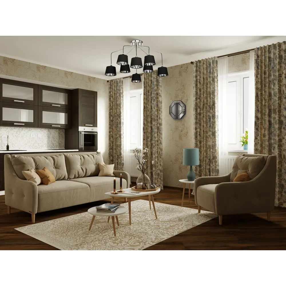 Ламинат Artens «Дуб вилен», 32 класс, толщина 8 мм, 2.131 м² STLM-2151843 - Вид №5