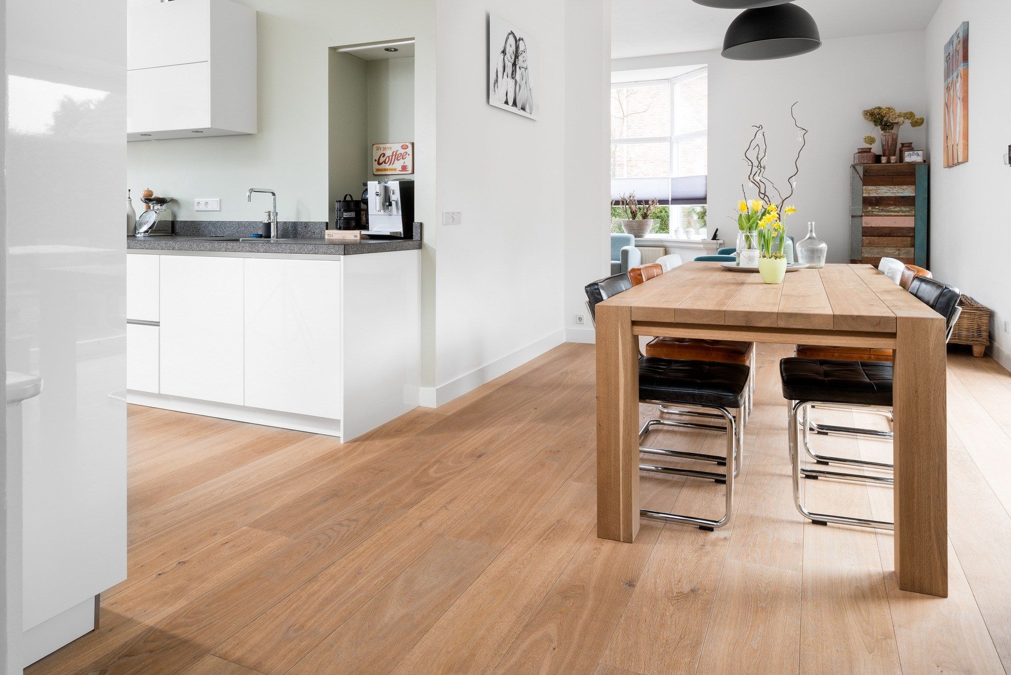 Дубовый паркет Dennebos Flooring серый ARCH-00036133 - Вид №2