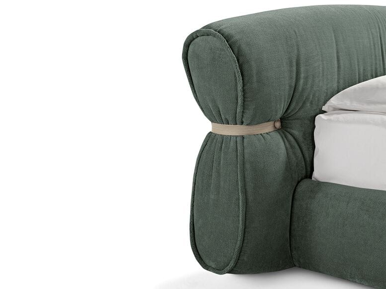 Двуспальная кровать из ткани с мягким изголовьем Max Divani BonBon ARCH-00083422 - Вид №3