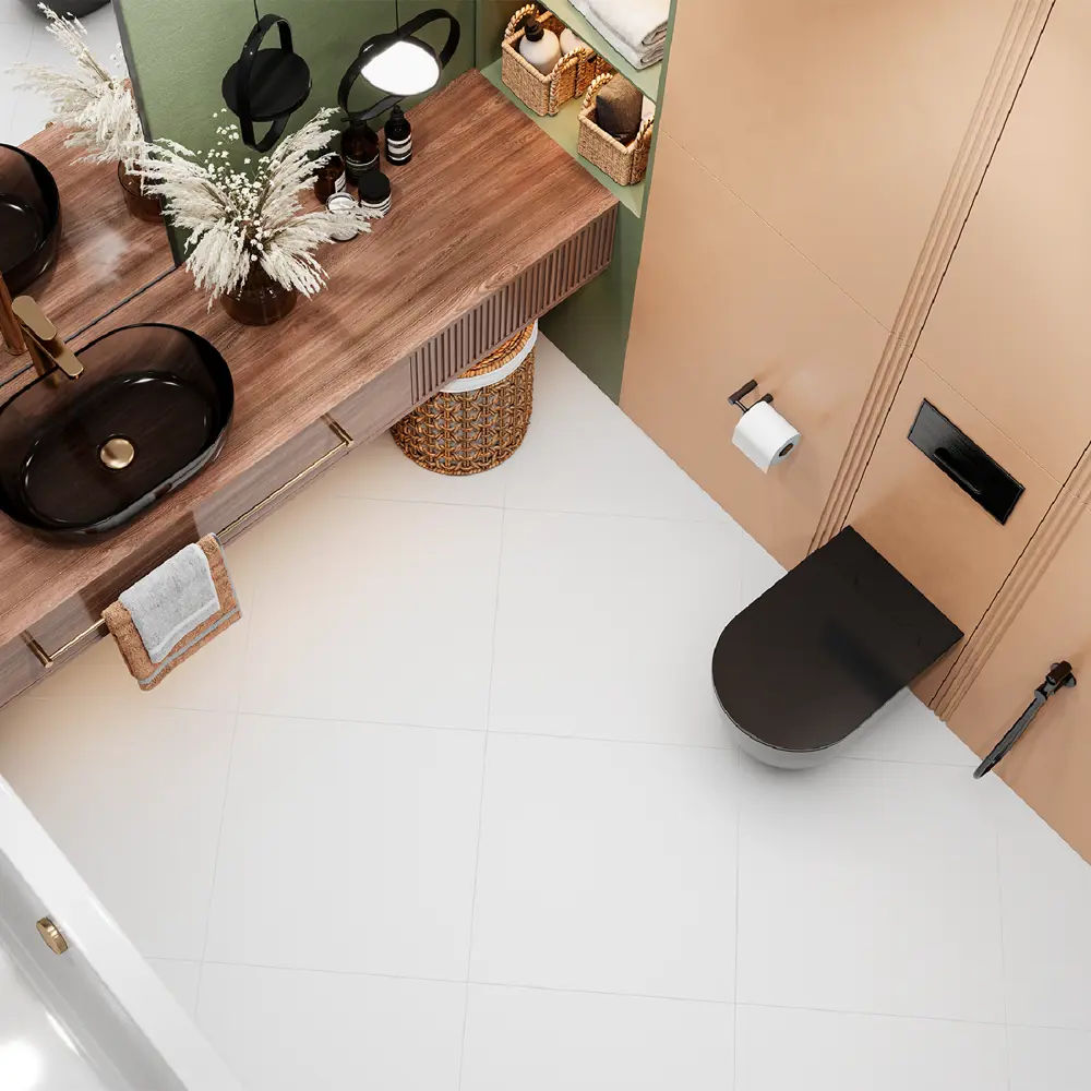 Керамогранит ALMA CERAMICA Twin белый 60×60 см для интерьеров и террас 87164930