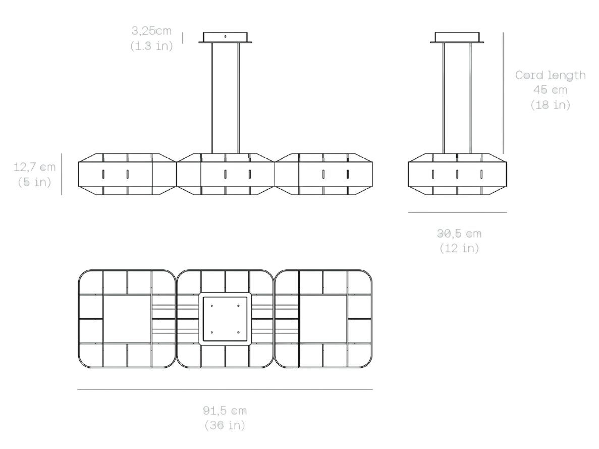 Алюминиевый подвесной светильник Darmes 1979 ARCH-00093119 - Вид №7
