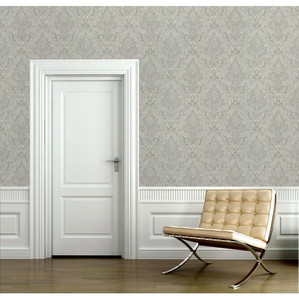 Обои флизелиновые Wallfashion Virtuoso серые 1.06 м GDVR3005 STLM-2047603 - Вид №2
