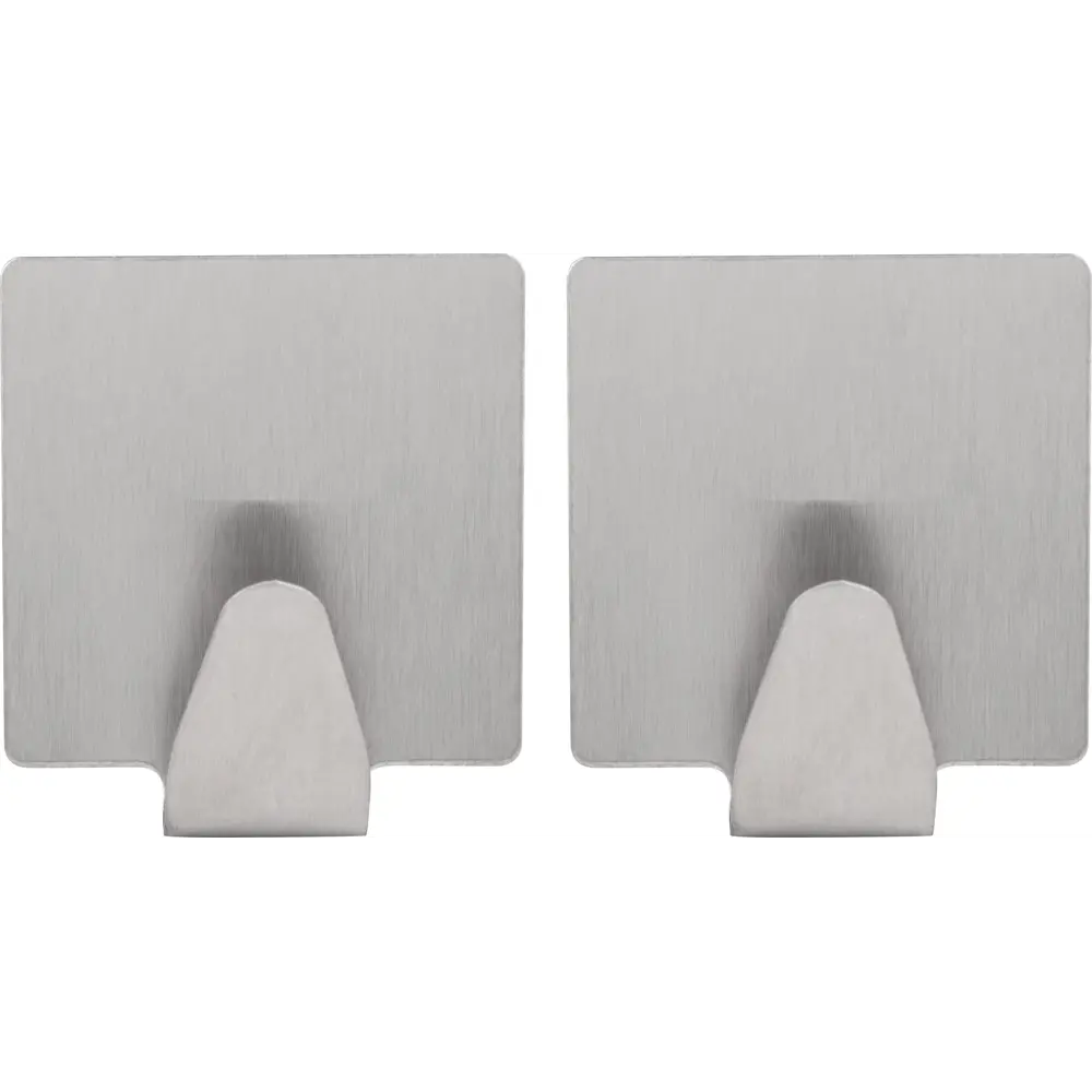 Самоклеящийся крючок KONSENSA 5x5 см никель 2 шт STLM-2060830 - Вид №2