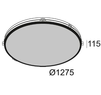 Утопленный светодиодный потолочный светильник Deltalight Supernova ARCH-00082059 - Вид №4
