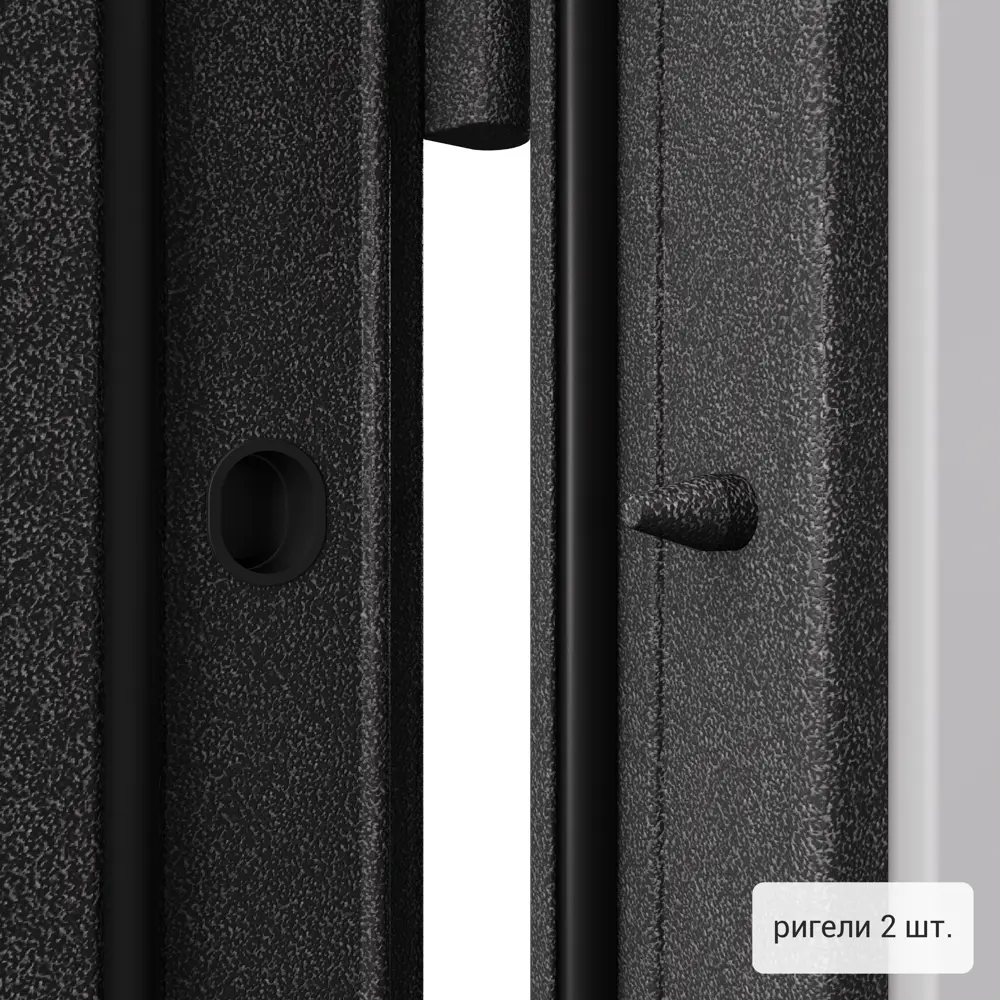 Дверь входная металлическая Страйд Уна 860 мм правая цвет черный TOREX STLM-2163294 - Вид №7