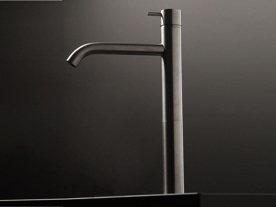 Смеситель для раковины из нержавеющей стали с одной ручкой Ritmonio Diametro35 Inox ARCH-00114777 - Вид №1