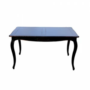 Обеденный стол черный 140 см Provence Noir&Blanc MARIA&STEFANIA PROVENCE NOIR&BLANC 00-3966861 Черный