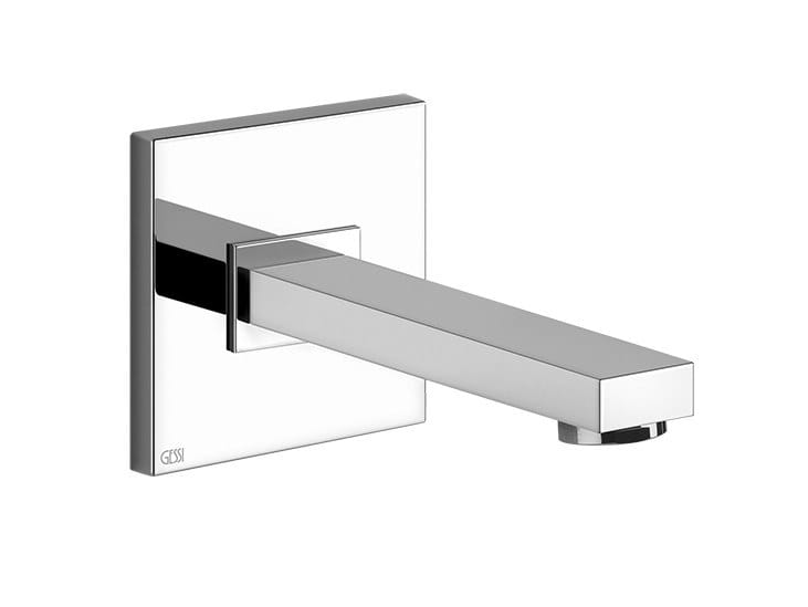 Настенный латунный дозирующий носик для умывальника Gessi прямоугольник ARCH-00095226