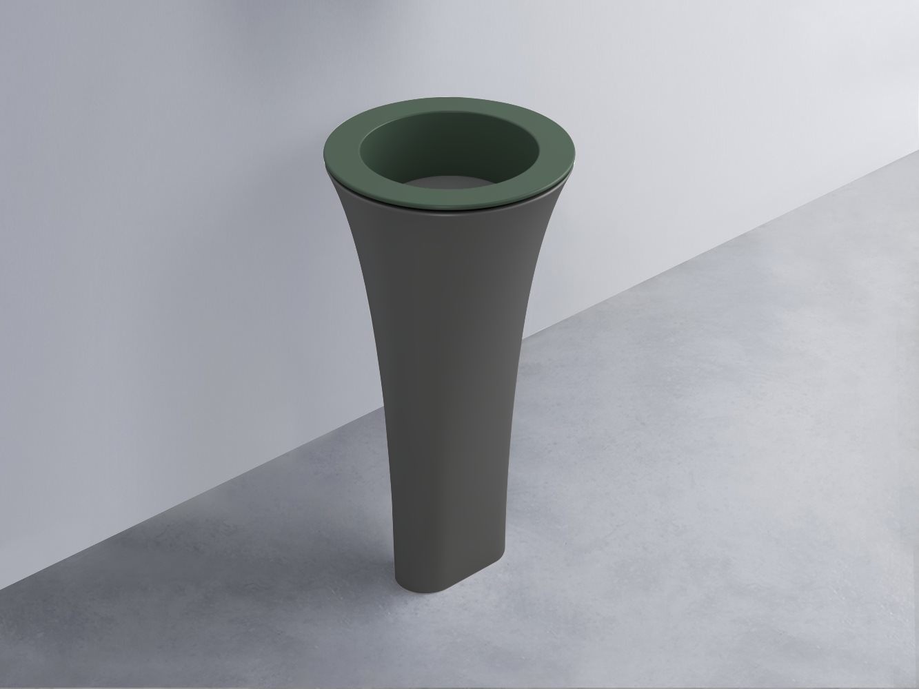 AMLA45-MU+AMPILT-CM+AMCOLT-CM Раковина Amedeo Tondo отдельностоящая cielo Enjoy + Amedeo Ceramica Cielo
