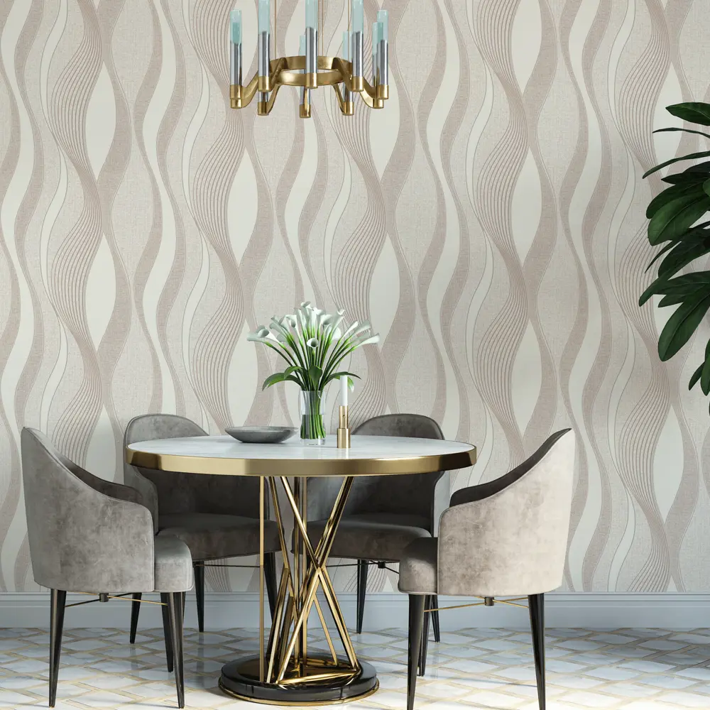 Флизелиновые обои PALITRA FAMILY Maris в нежном бежевом оттенке 89677487 STLM-0079798 - Вид №2
