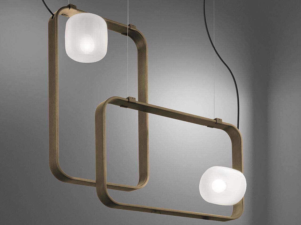 Металлический подвесной светильник Vetreria Vistosi Groove ARCH-00119731 - Вид №1