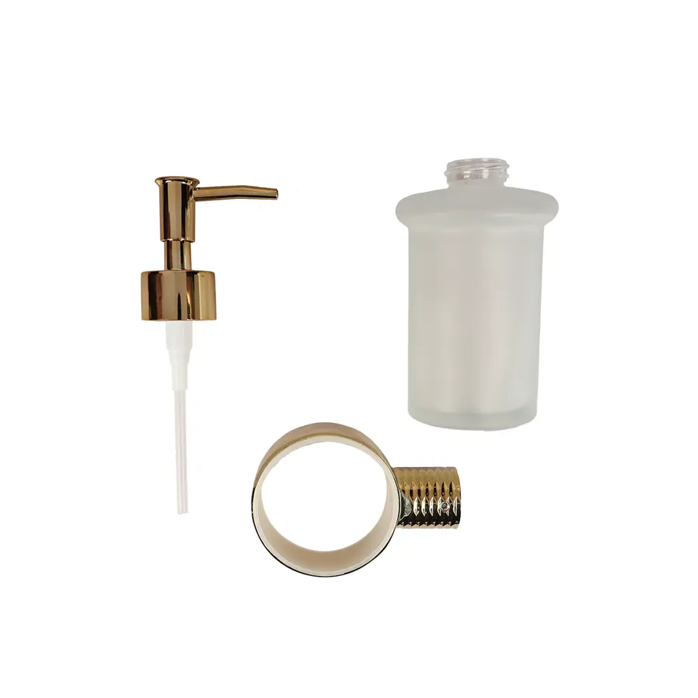 Дозатор для мыла идея стекло/металл золото Santreyd STLM-2094706 - Вид №2