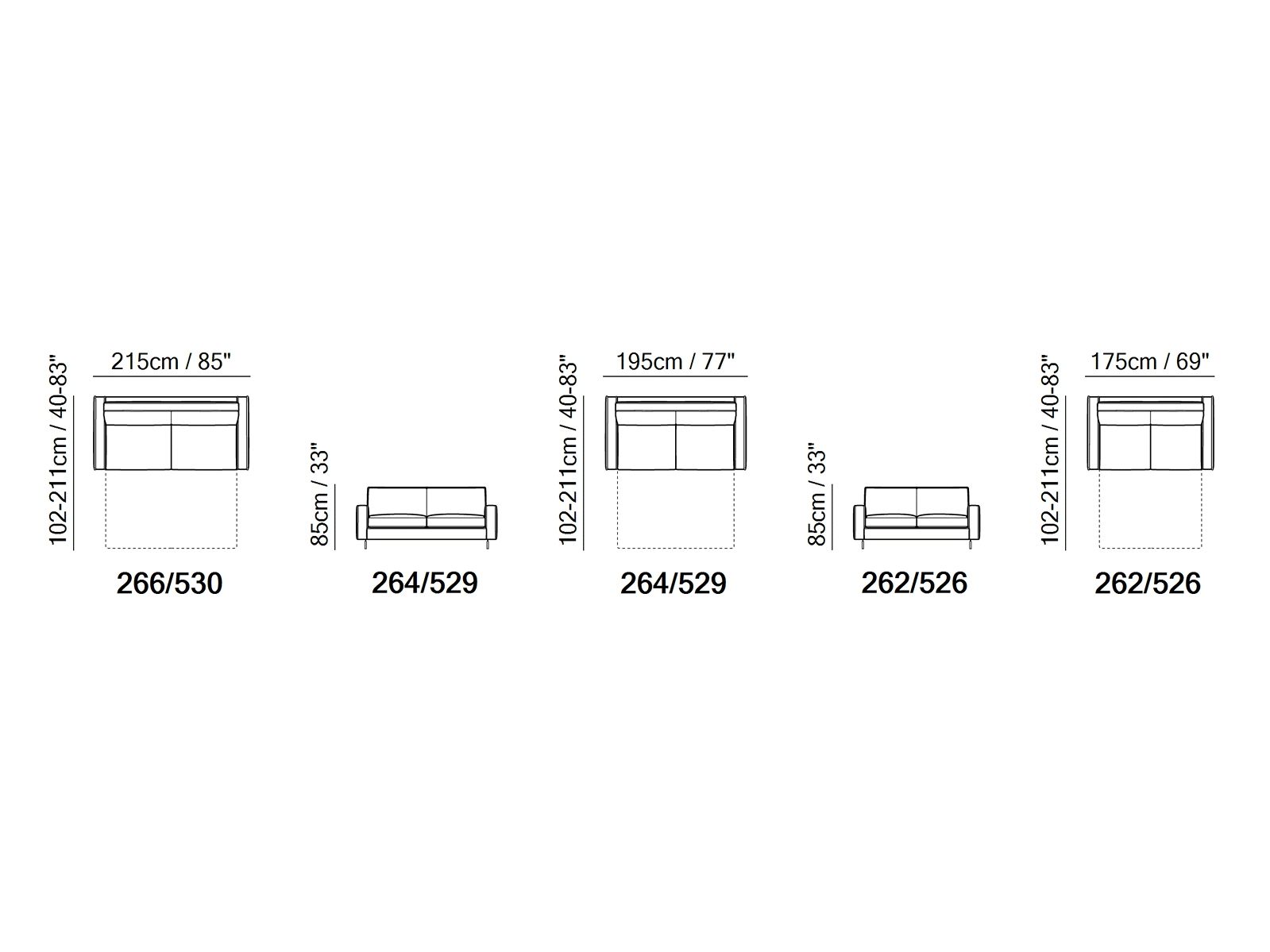 Двуспальный диван-кровать Natuzzi Italia Capriccio ARCH-00009190 - Вид №8
