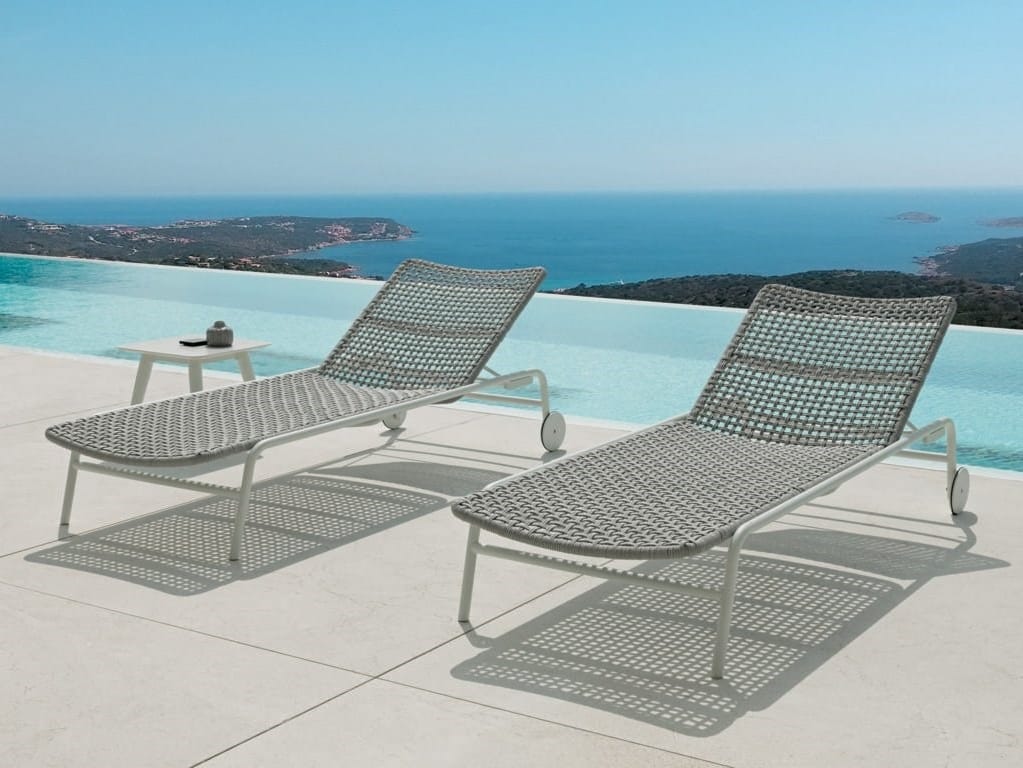 Лежак для сада с колесами Talenti Moon Alu ARCH-00090256 - Вид №1