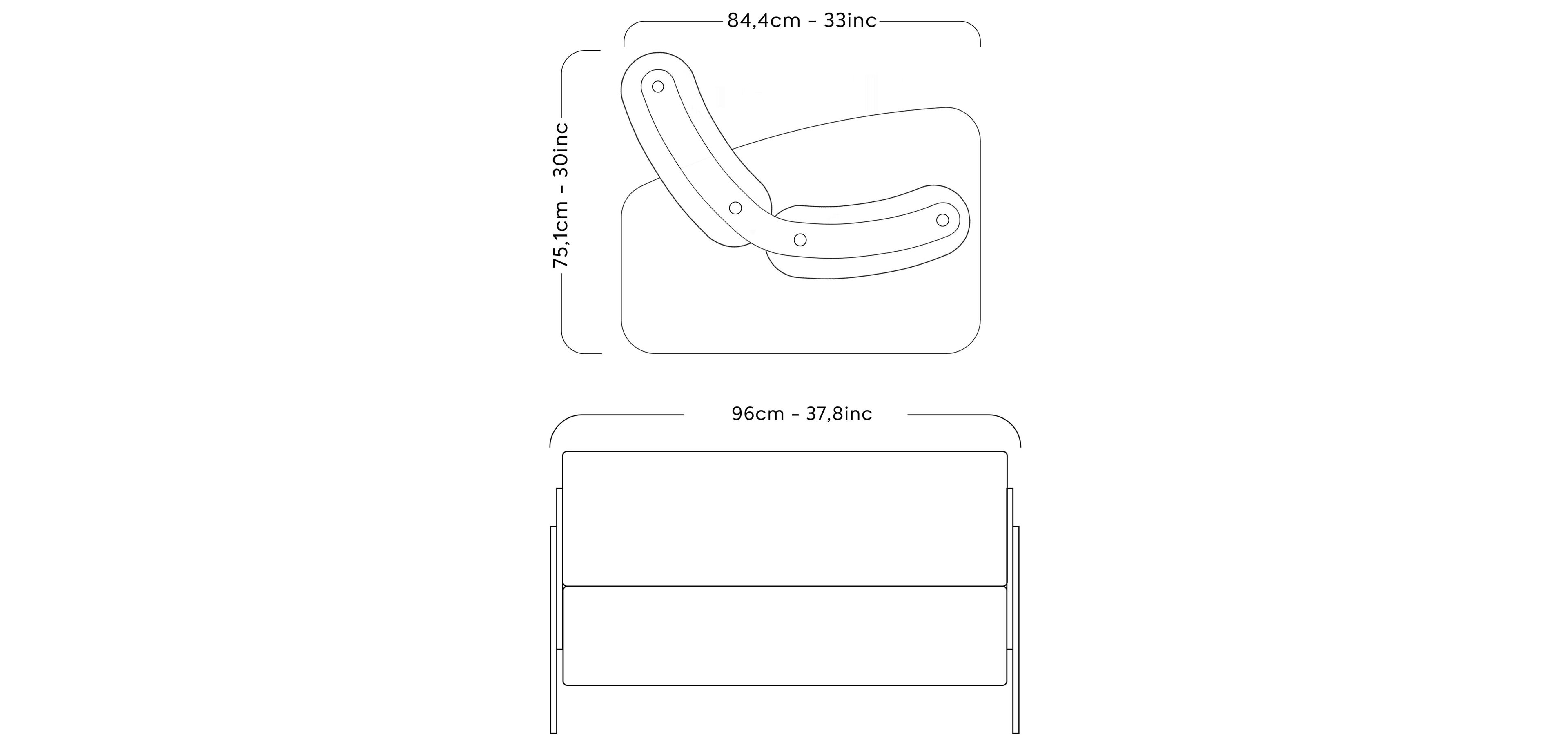 Кресло из ПММА и ткани с подлокотниками KUUMO MW03 ARCH-00017292 - Вид №4