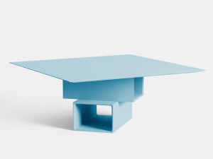 Бетонный квадратный стол