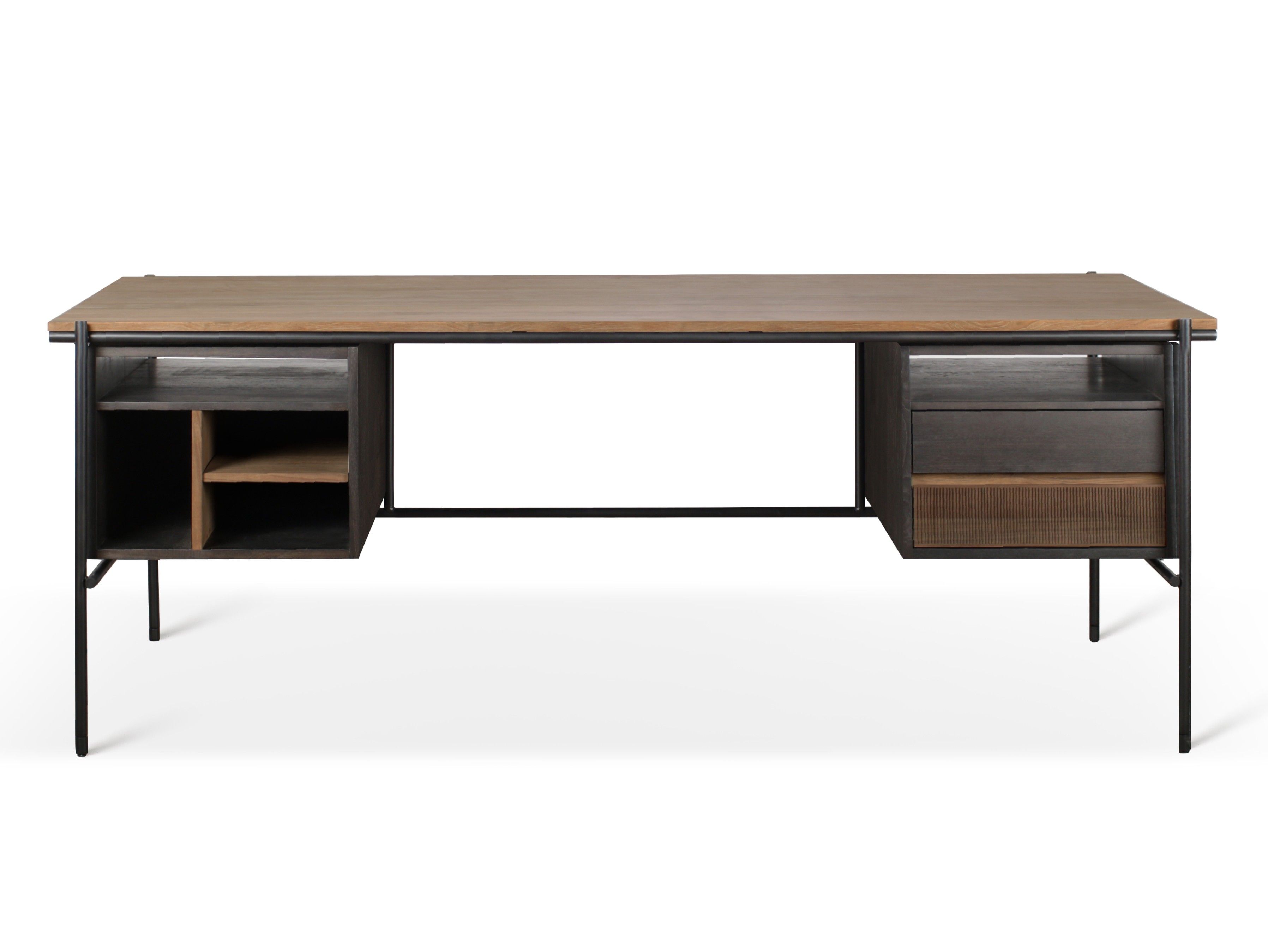 Прямоугольный стол из дуба с ящиками Ethnicraft Оскар ARCH-00033264