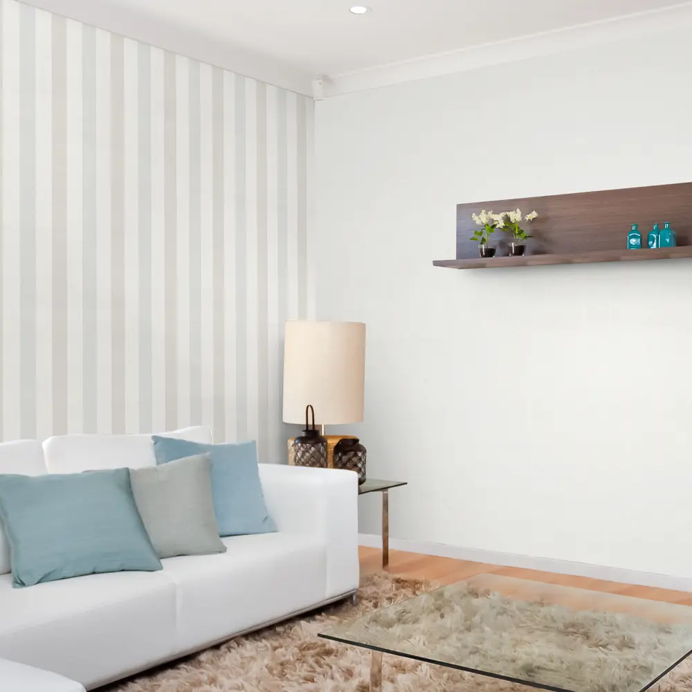 Обои флизелиновые Inspire Ricardo белые 1.06 м Cream 5 STLM-2080063 - Вид №3