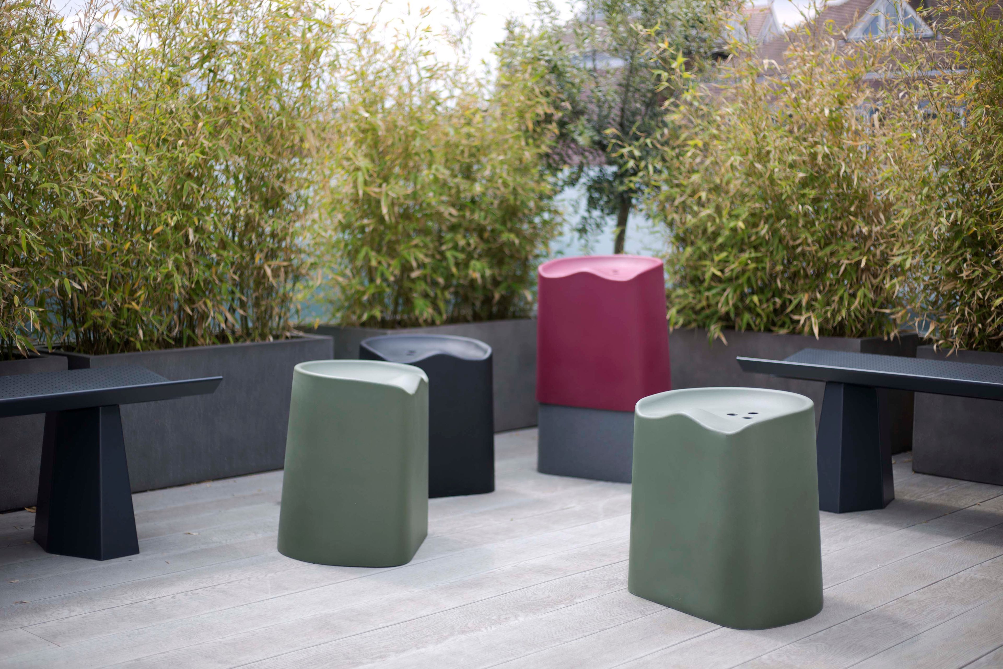 Штабелируемый стул из полиэтилена Established&Sons BUTT ARCH-00017124 - Вид №7