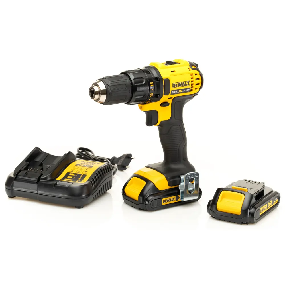 Дрель-шуруповерт аккумуляторная DeWalt DCD780C2, 18 В Li-ion 2х1.5 Ач STLM-2024376 - Вид №2