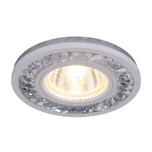 Спот точечный встраиваемый Elektrostandard 8355 MR16 с LED-подсветкой под отверстие 65 мм, 1 м², цвет прозрачный/белый 82013444 STLM-2085161