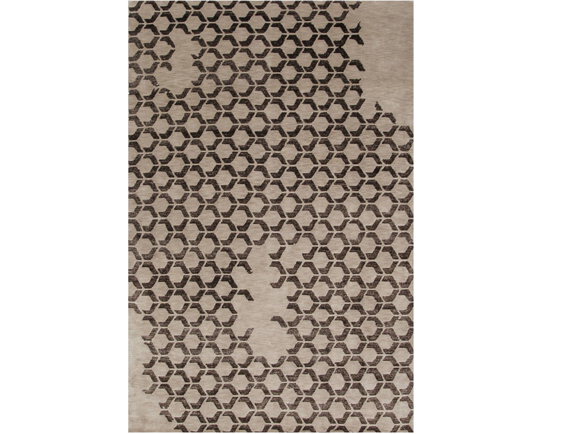 Прямоугольный ковер ручной работы из бамбукового волокна Sirecom Tappeti ARCH-00106245