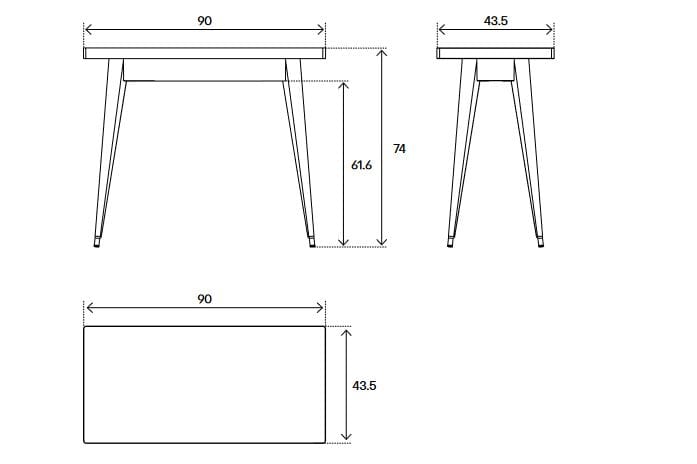 Стальная прямоугольная консоль Tolix T55 / 56 ARCH-00126854 - Вид №6