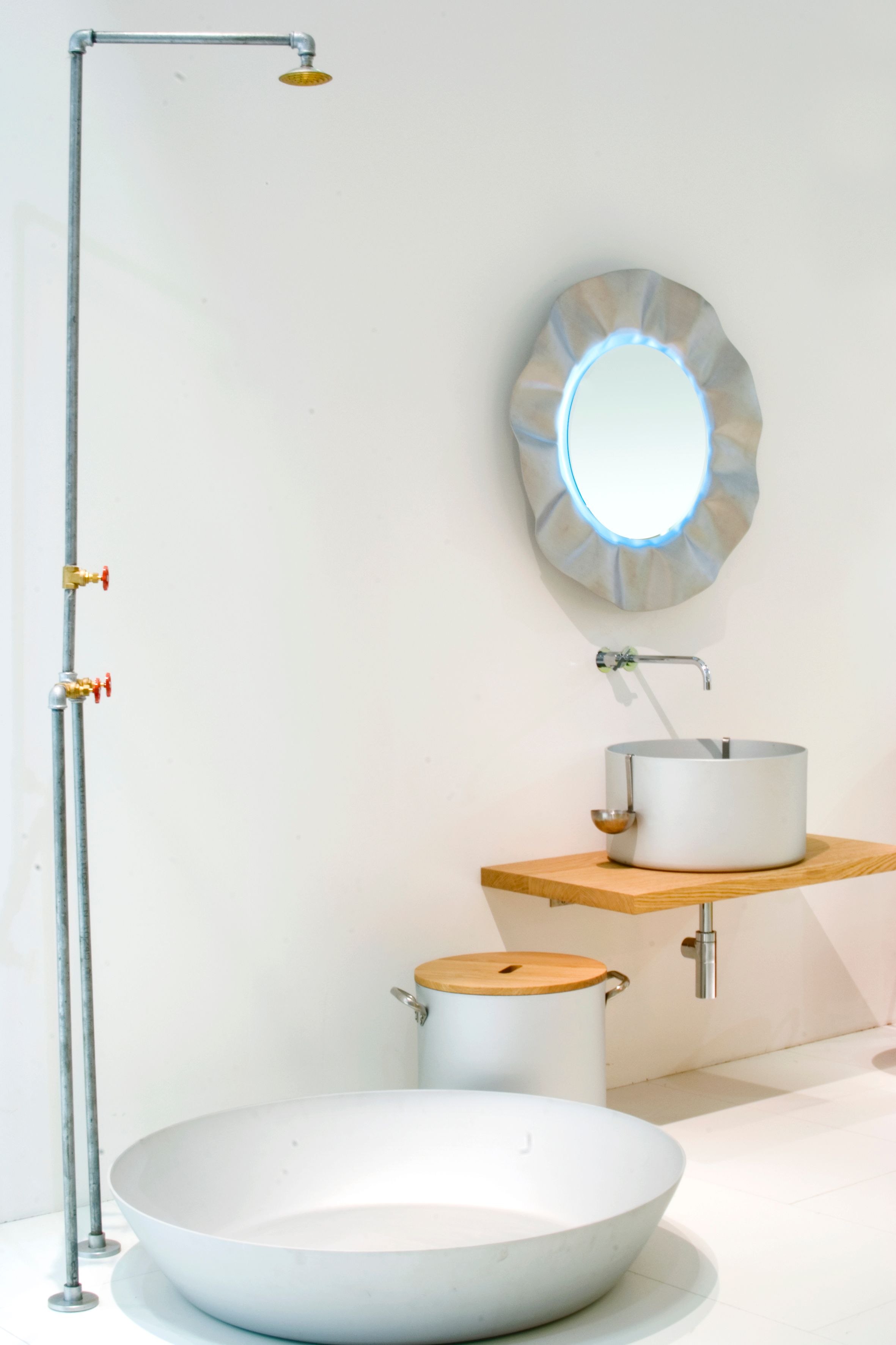 Алюминиевая и деревянная корзина для белья Rapsel шеф-повар ARCH-00097496 - Вид №1