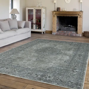 Ковер Ragolle Amalfi 160x230 см вискоза 927909/6646 цвет серый