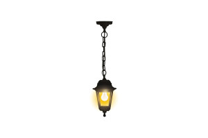 15852652 Садово-парковый светильник подвес 660 мм, 60 W, черный, прозрачное, пластик 24136 2 duwi Basis