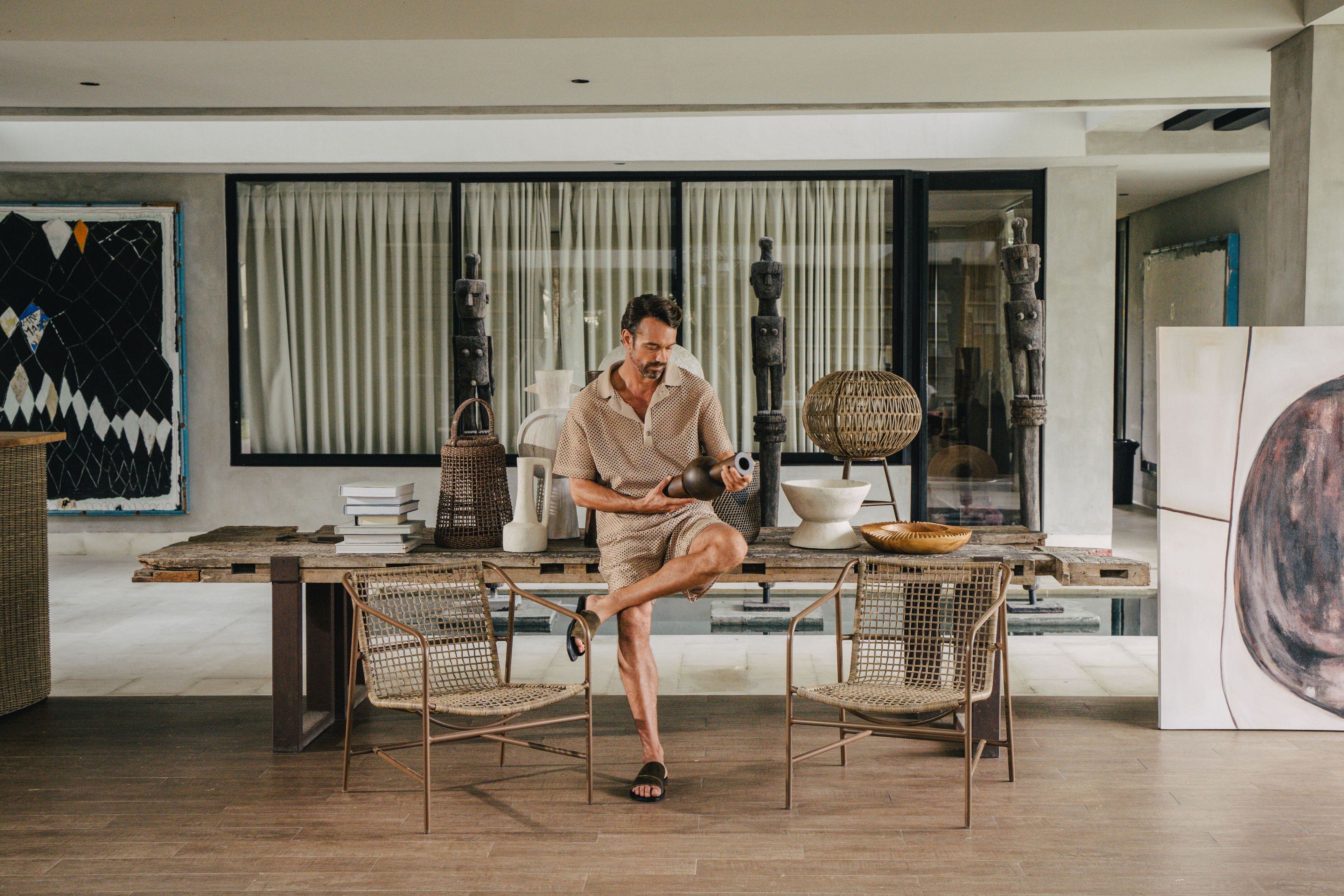 Алюминиевое садовое кресло с подлокотниками и встроенной подушкой cbdesign Breeze ARCH-00115879 - Вид №6