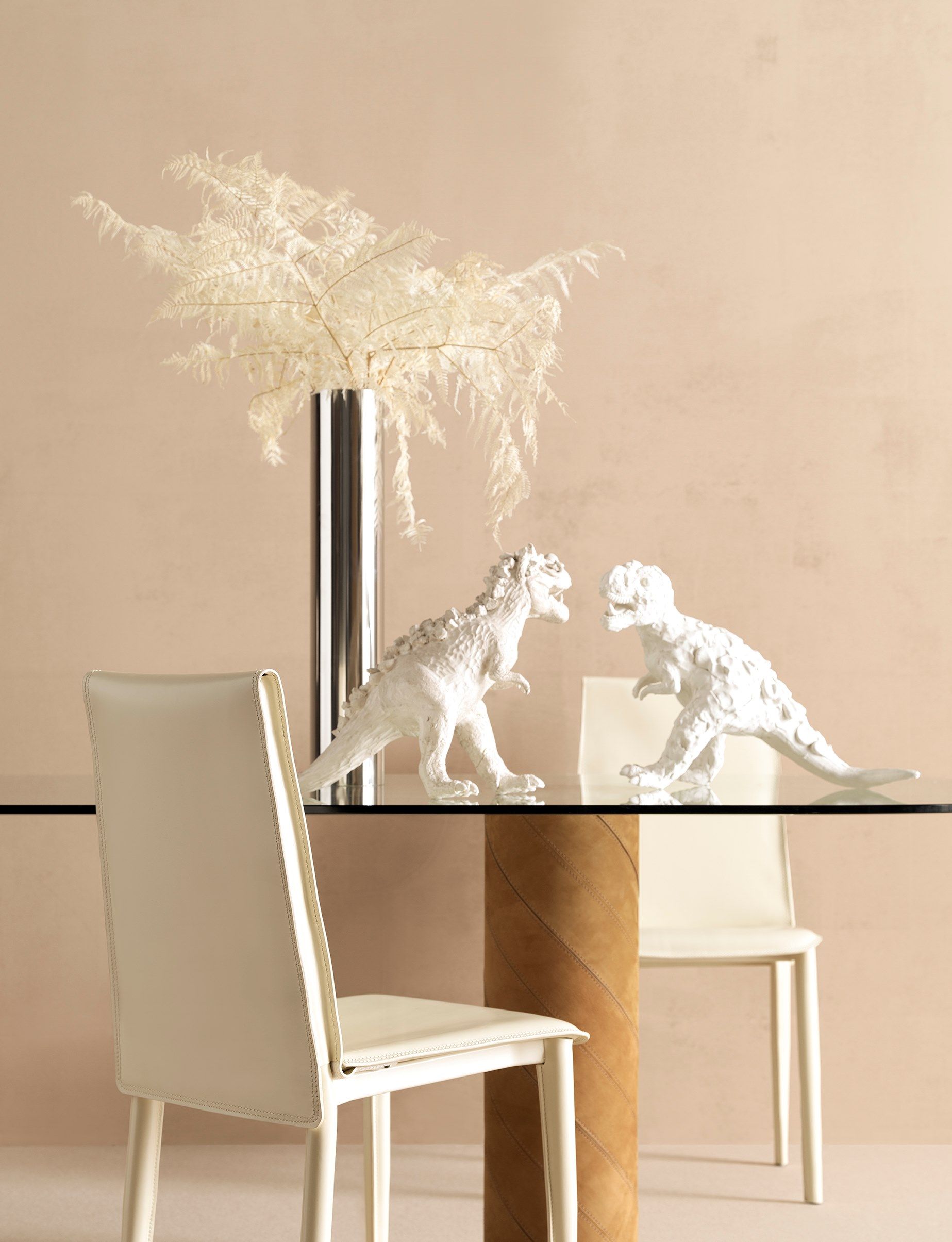 Круглый стеклянный обеденный стол Fasem Rolling ARCH-00119872 - Вид №1